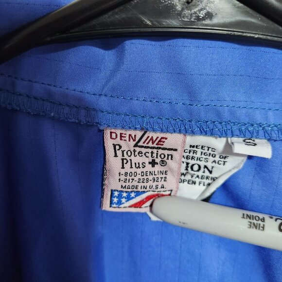 Denline Protection Plus Uniform Shirt Mens Size Small Button Up Long Sleeve - Picture 3 of 4